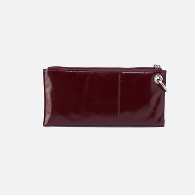 Vida Wristlet In Polished Leather