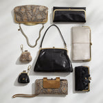 Rachel Continental Wallet in Polished Leather - Black