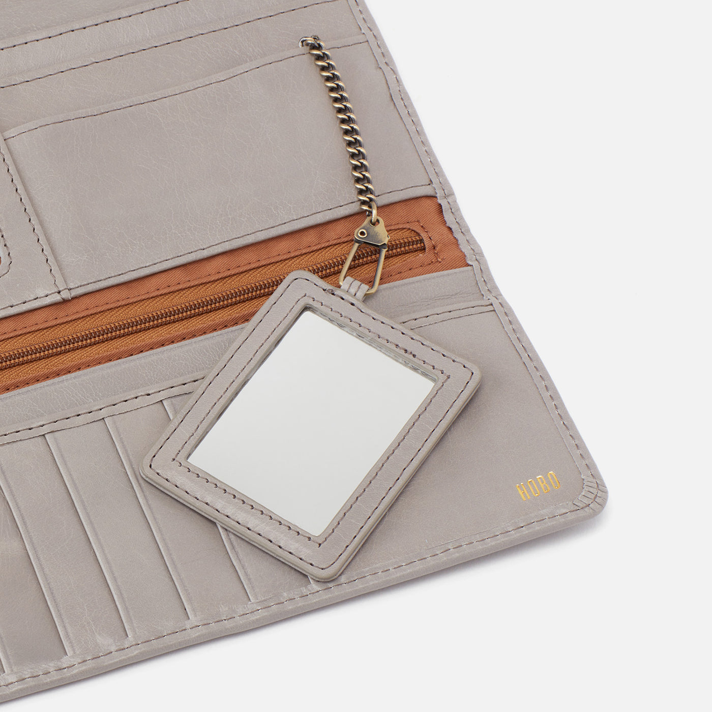 Rachel Continental Wallet In Polished Leather