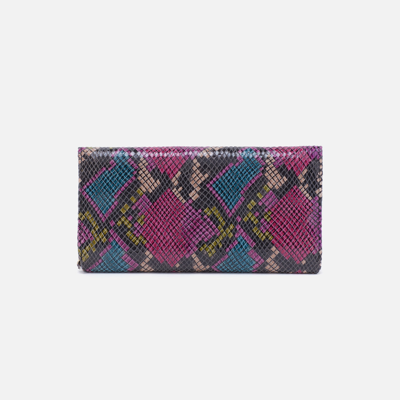 Rachel Continental Wallet In Printed Leather
