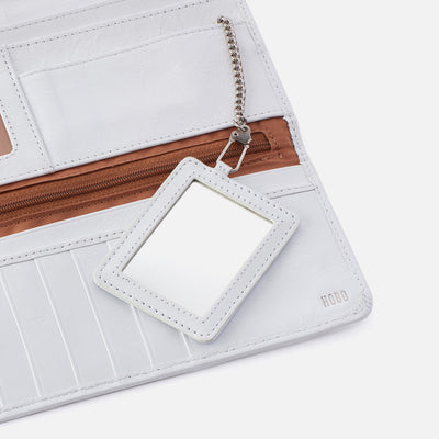 Rachel Continental Wallet In Polished Leather