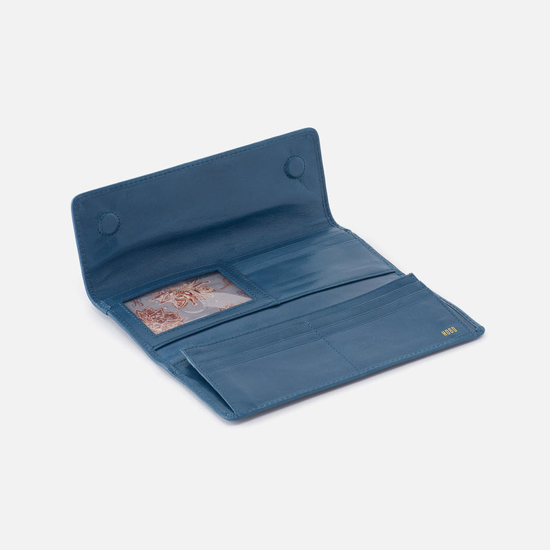 Ardor Continental Wallet in Polished Leather - Riviera