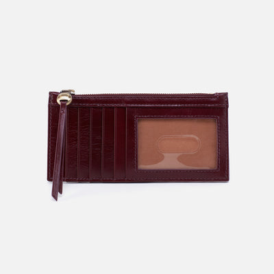 Carte Card Case In Polished Leather