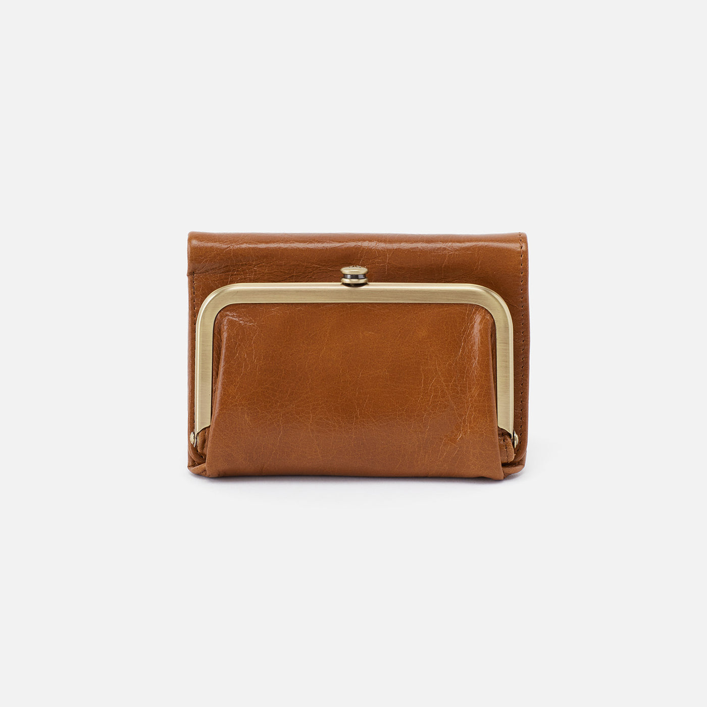 Robin Compact Wallet In Polished Leather