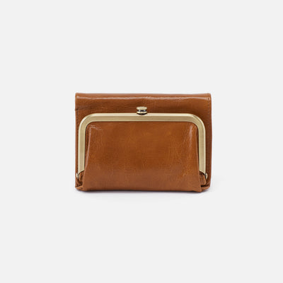 Robin Compact Wallet In Polished Leather