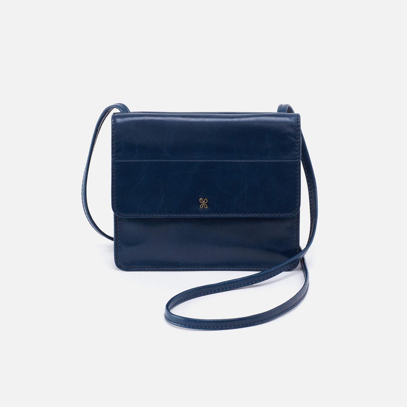 Jill Wallet Crossbody In Polished Leather