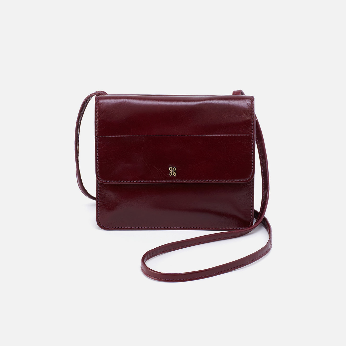 Jill Wallet Crossbody In Polished Leather