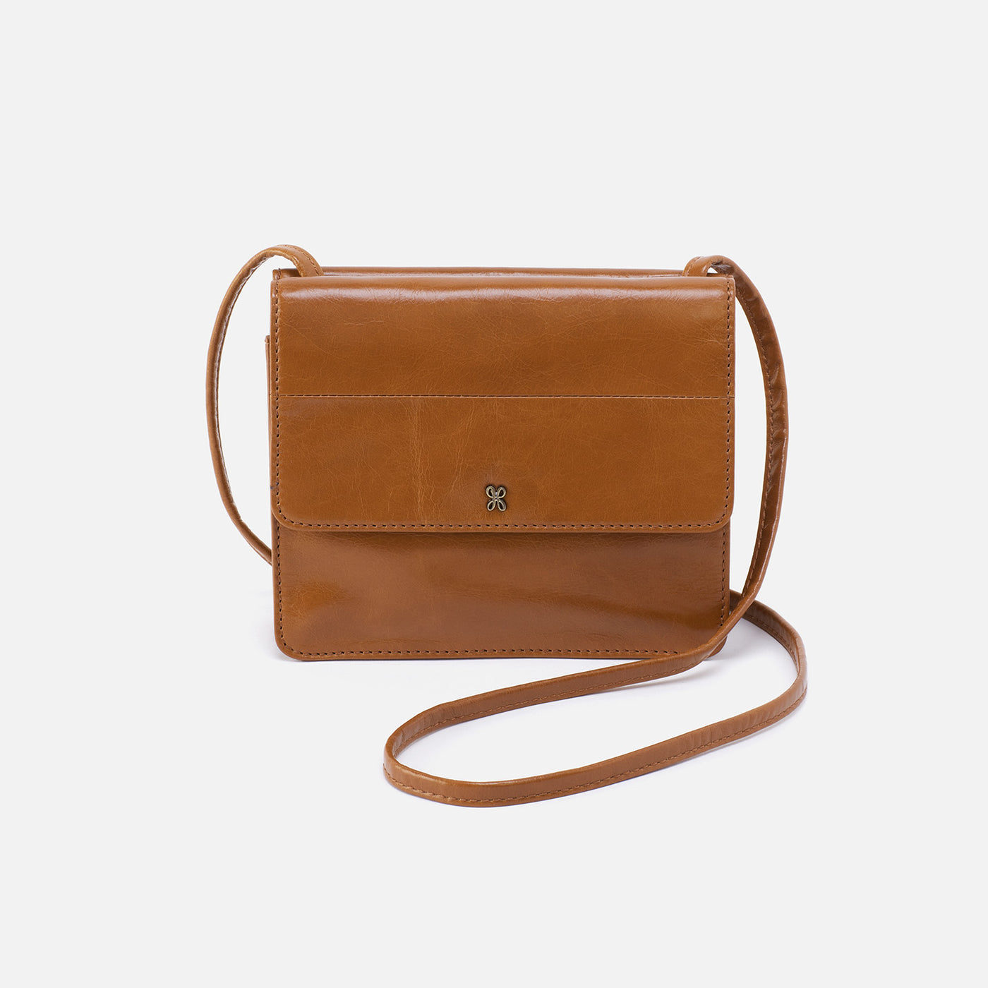 Jill Wallet Crossbody In Polished Leather