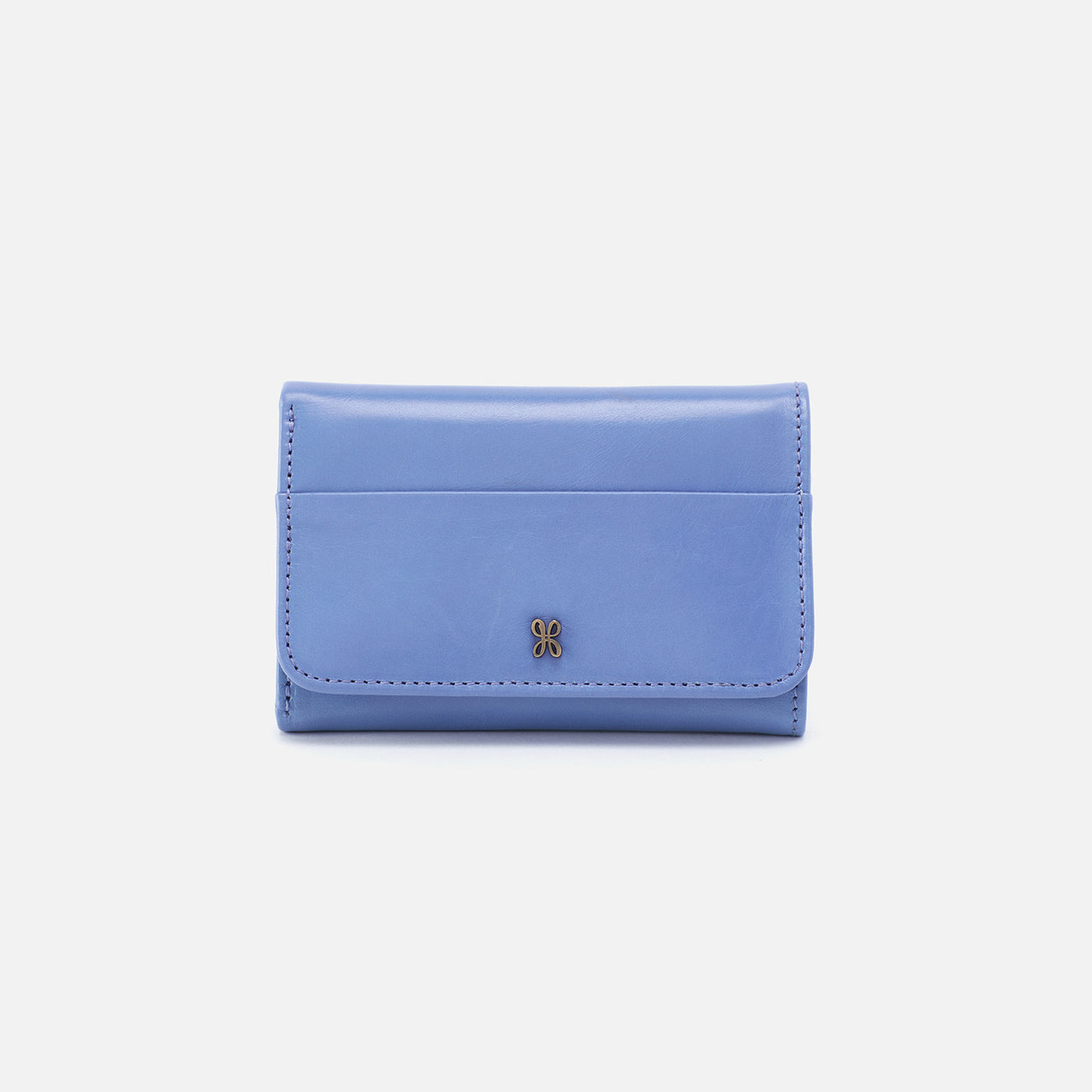 Jill Trifold Wallet In Polished Leather