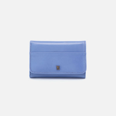 Jill Trifold Wallet In Polished Leather