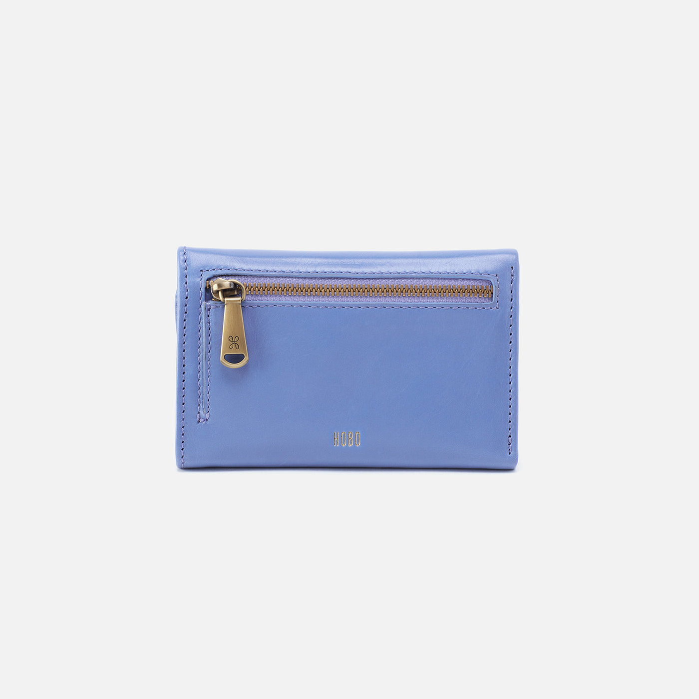 Jill Trifold Wallet In Polished Leather