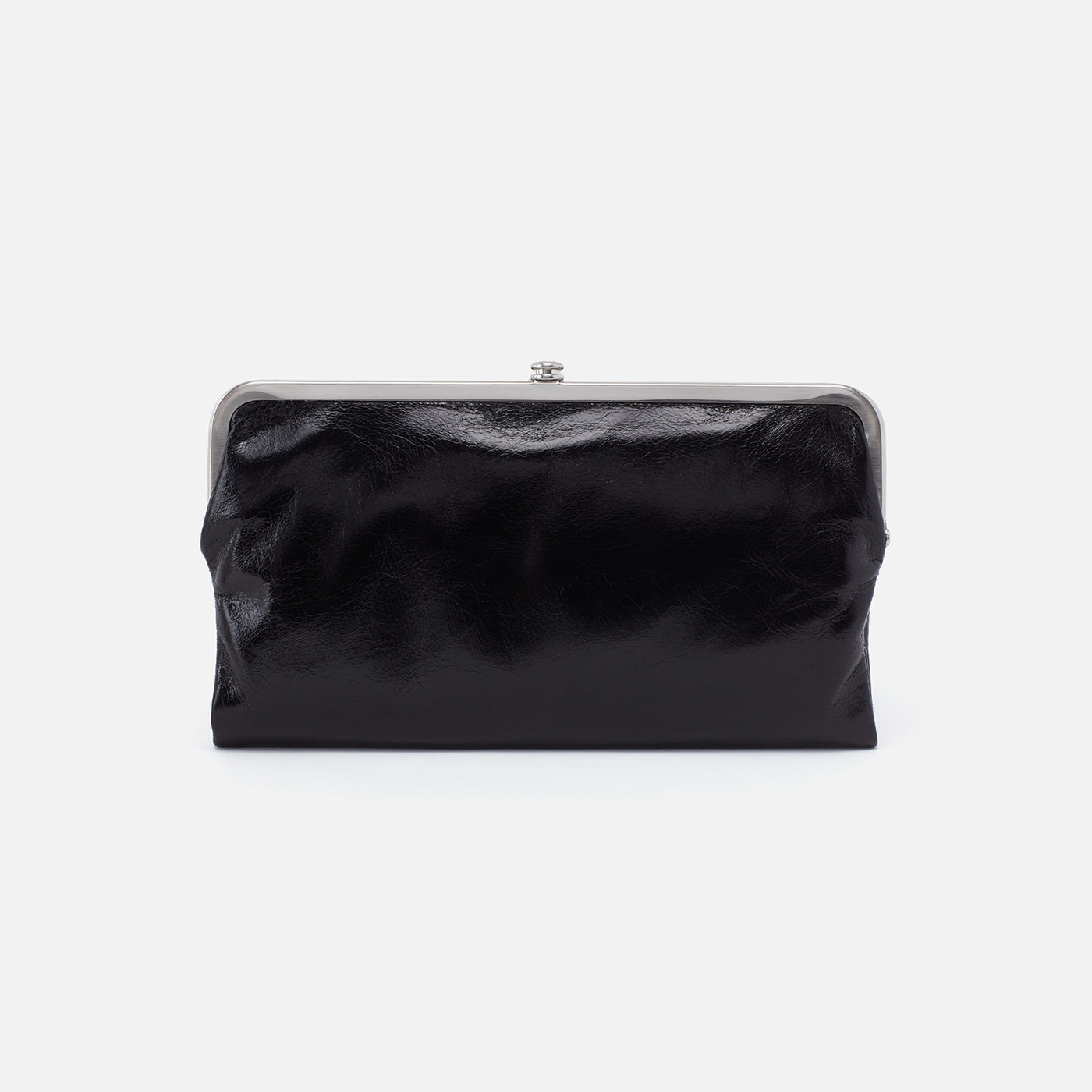 Lauren Clutch-Wallet In Polished Leather