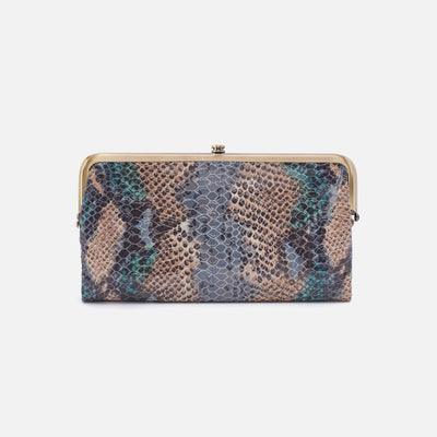 Lauren Clutch-Wallet In Printed Leather