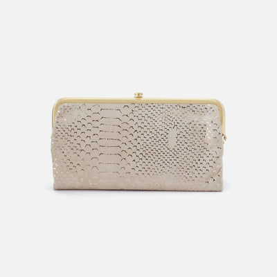 Lauren Clutch-Wallet In Printed Leather