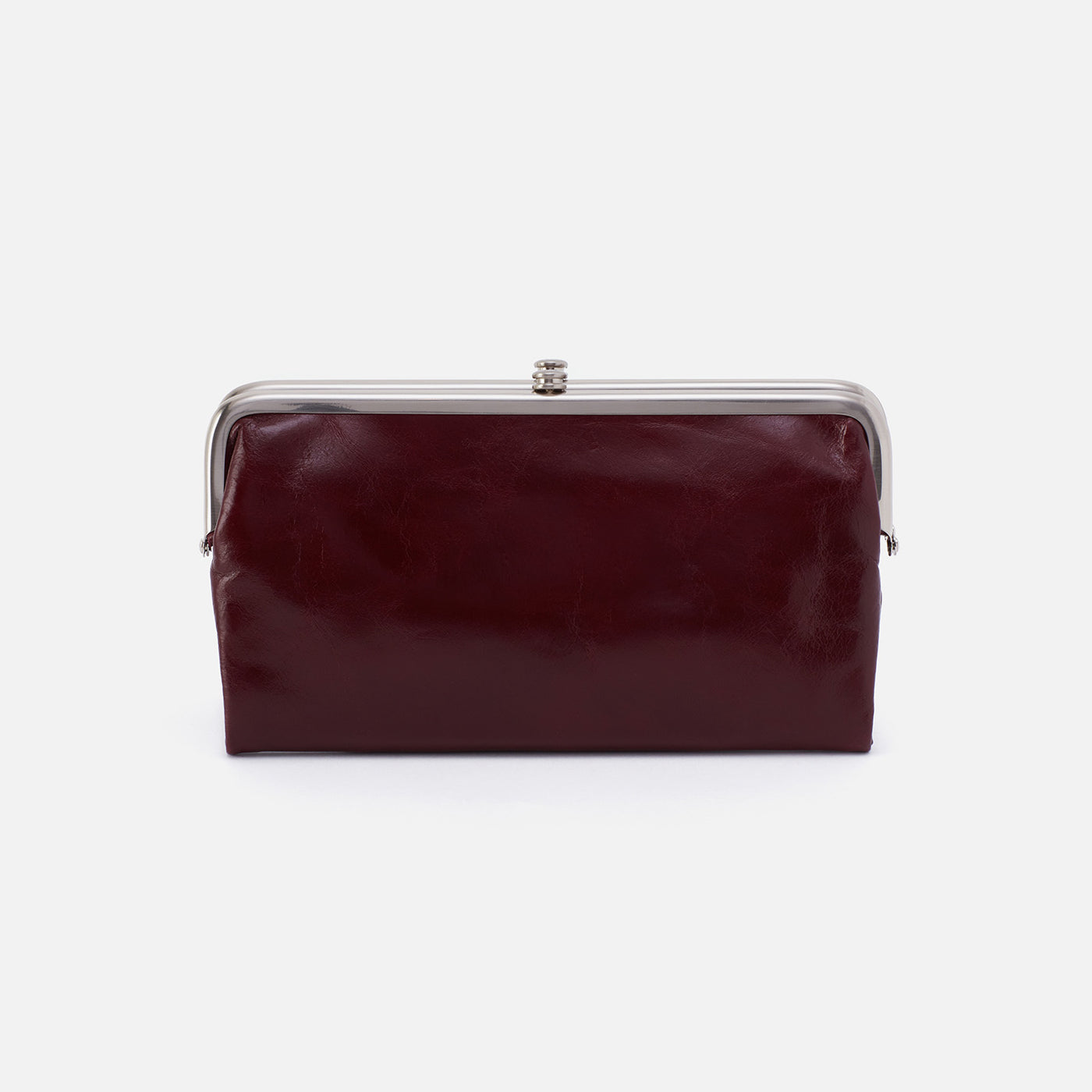 Lauren Clutch-Wallet In Polished Leather