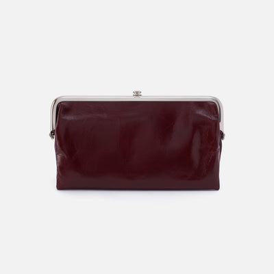 Lauren Clutch-Wallet In Polished Leather