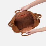 Sheila Large Satchel in Polished Leather - Truffle