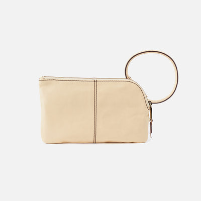 Sable Wristlet In Polished Leather