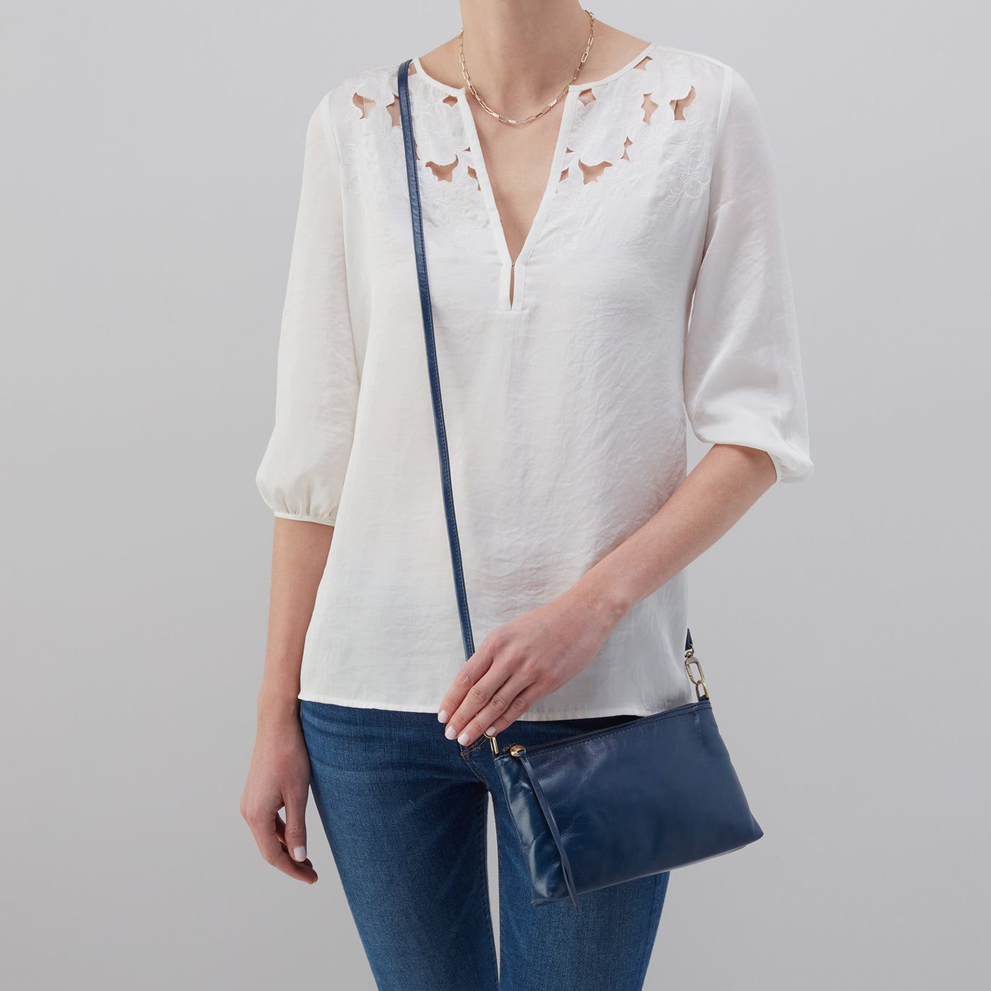 Darcy Crossbody In Polished Leather