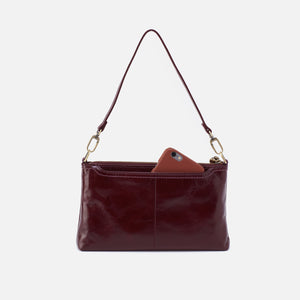 Darcy Crossbody in Polished Leather - Merlot