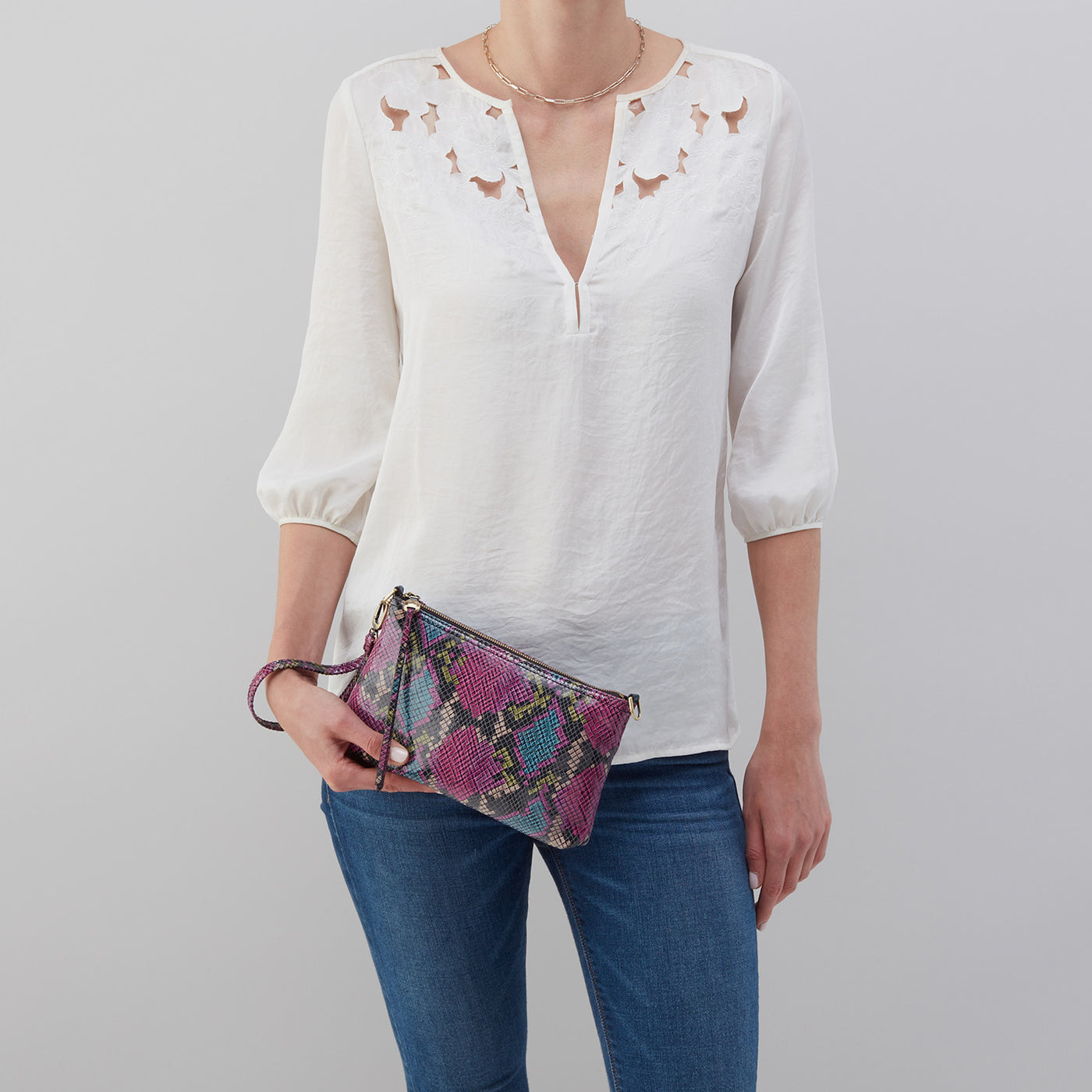 Darcy Crossbody In Printed Leather