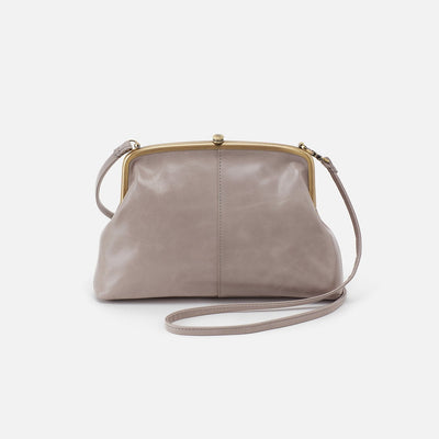 Lana Crossbody in Polished Leather - Driftwood