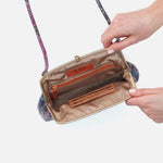 Lana Crossbody in Printed Leather - Mosaic Snake