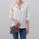 Lana Crossbody in Printed Leather - Mosaic Snake