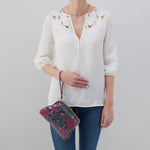 Lana Crossbody in Printed Leather - Mosaic Snake