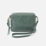 Renny Crossbody in Polished Leather - Bottle Green