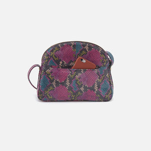 Beckett Crossbody in Printed Leather - Mosaic Snake