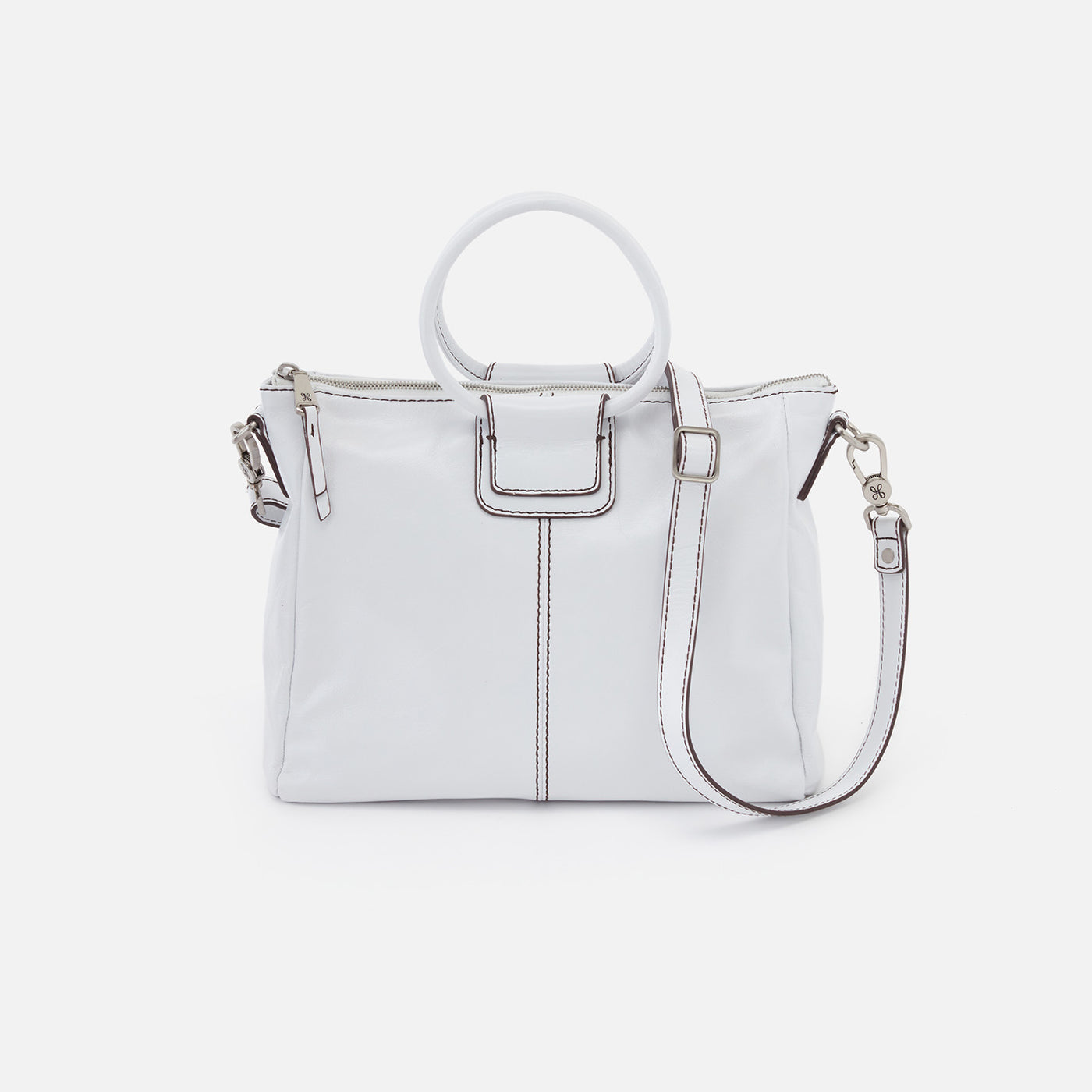 Sheila Medium Satchel In Polished Leather