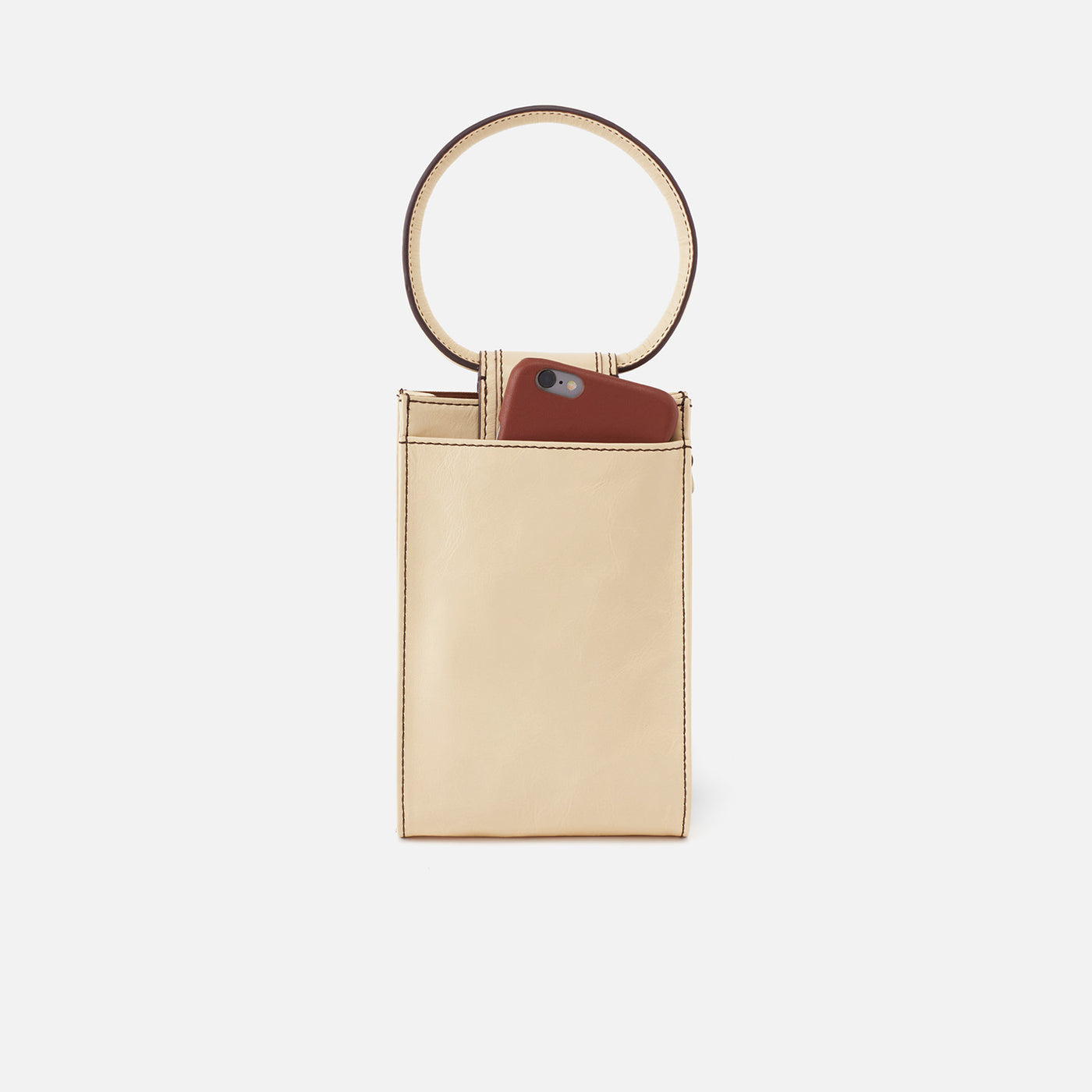 Sheila Phone Crossbody In Polished Leather