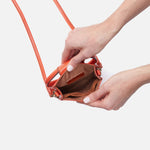 Sheila Phone Crossbody in Polished Leather - Zinnia