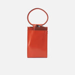 Sheila Phone Crossbody in Polished Leather - Zinnia