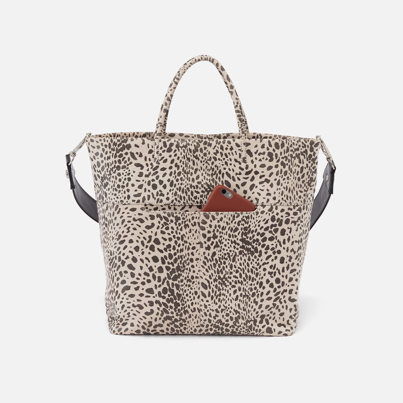 Tripp + Guitar Strap Tote In Printed Leather