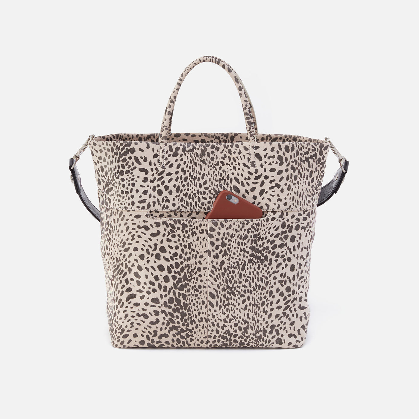 Tripp + Guitar Strap Tote In Printed Leather