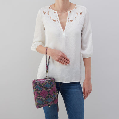 Reeva Crossbody In Printed Leather