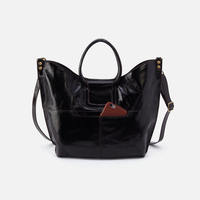 Sheila Tote In Polished Leather